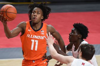Ayo Dosunmu’s 31-point effort helps No. 6 Illinois defeat Nebraska, 77-72, in overtime