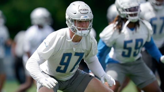 ‘He’s been all business’: Aidan Hutchinson impressing Detroit Lions