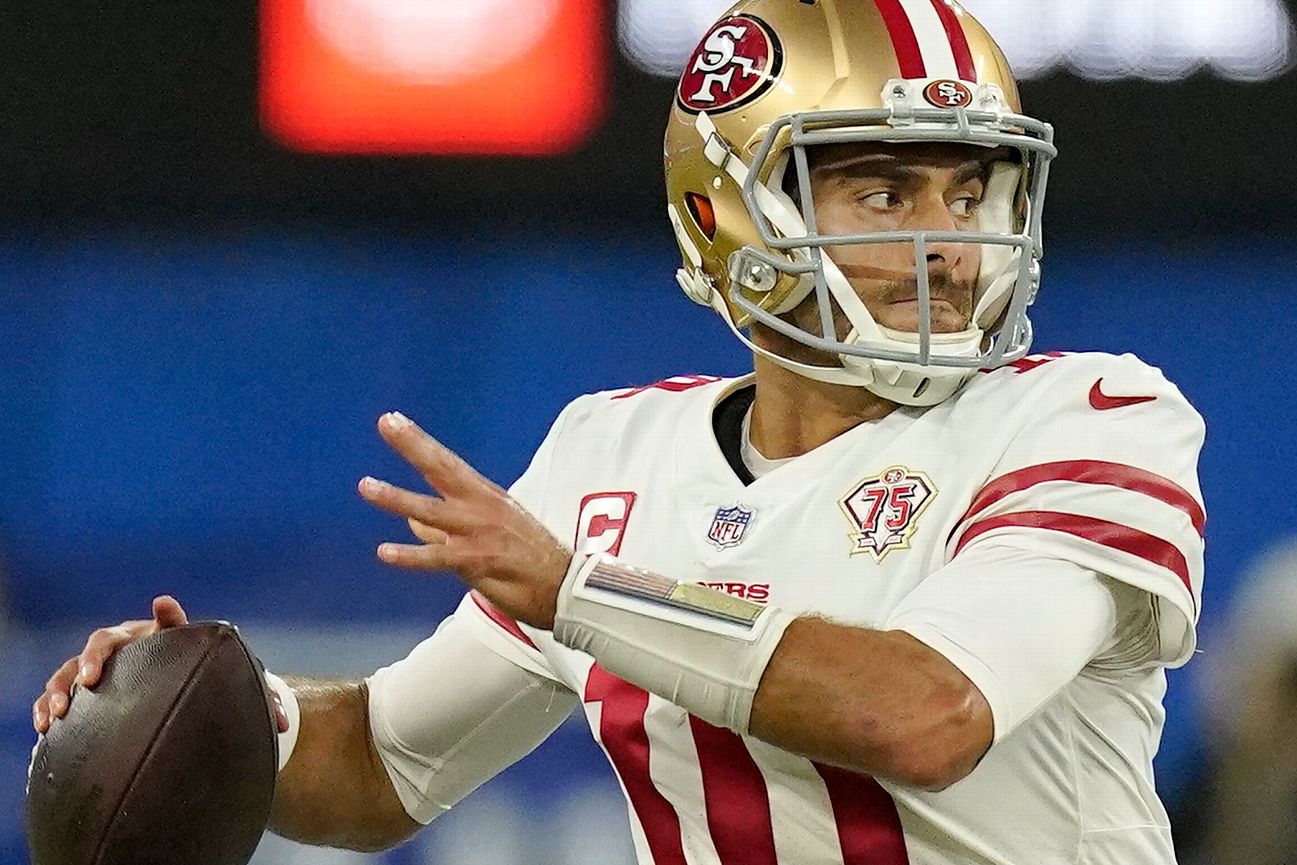 Source: Garoppolo plan on track, to throw soon