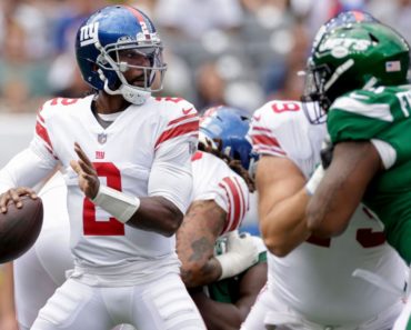 Giants QB Taylor ‘should be OK’ after hard hit