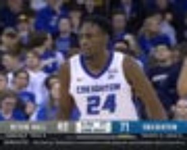 Creighton’s Arthur Kaluma clinches a double-double with 14 points, 11 rebounds against Seton Hall