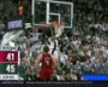 Michigan State’s Jaden Akins picks Rutgers’ pockets, throws down NASTY fast-break jam