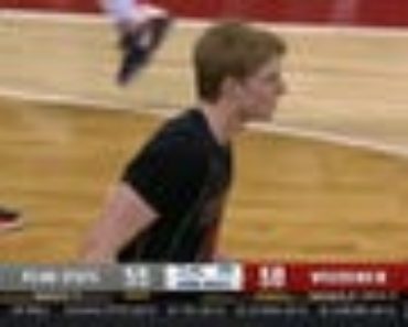 Wisconsin’s Steven Crowl scores big with 21 points, 11 rebounds in 63-60 win over Penn State