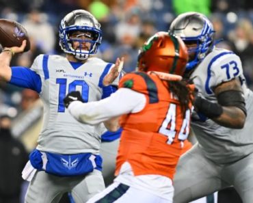 AJ McCarron gets emotional and a shoutout from the Rock after Battlehawks’ 2-0 start