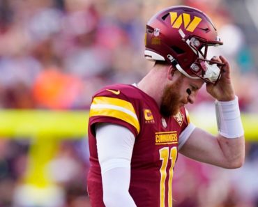 Commanders release QB Wentz after one season