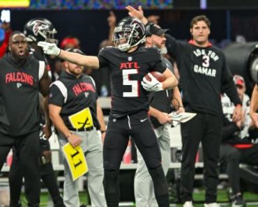Falcons receiver Drake London not overly impressed with record-setting rookie year