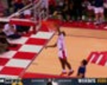 Fresno State’s Jordan Campbell hammers a POWERFUL one-handed jam after getting a steal against Nevada