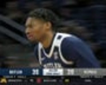 Jalen Thomas throws down a powerful two-handed jam for Butler vs. DePaul