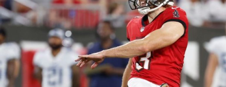 Buccaneers release K Succop after three seasons