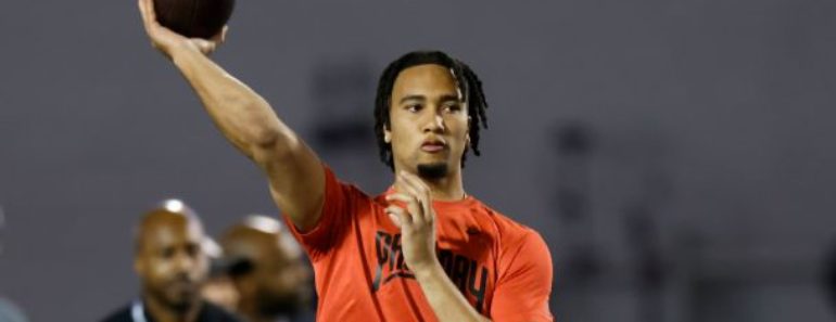 Takeaways from quarterback pro days: C.J. Stroud’s elite ball placement on display